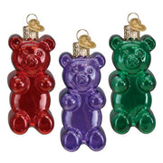 Old World Christmas Jelly Bear Set Ornament
