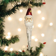 Old World Christmas Jingle Bell Santa Icicle Ornament