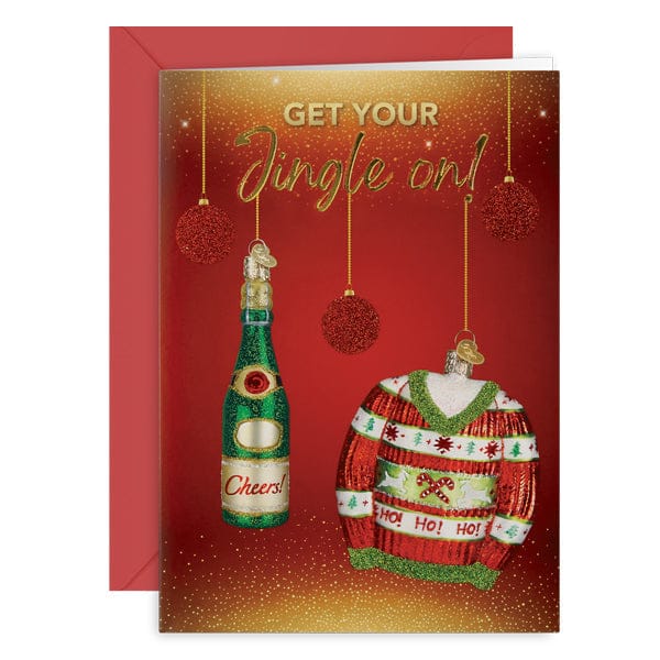 Old World Christmas Jingle On Christmas Card