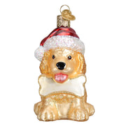 Old World Christmas Jolly Pup Ornament