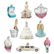 Old World Christmas Just Married Collection Ornaments