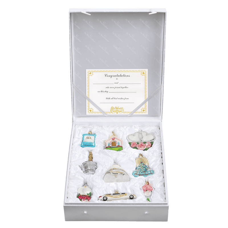 Old World Christmas Just Married Collection Ornaments