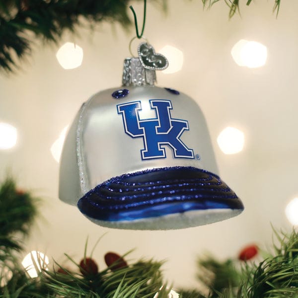 Old World Christmas Kentucky Baseball Cap Ornament
