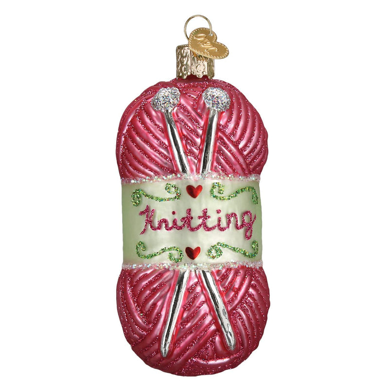 Old World Christmas Knitting Yarn Ornament