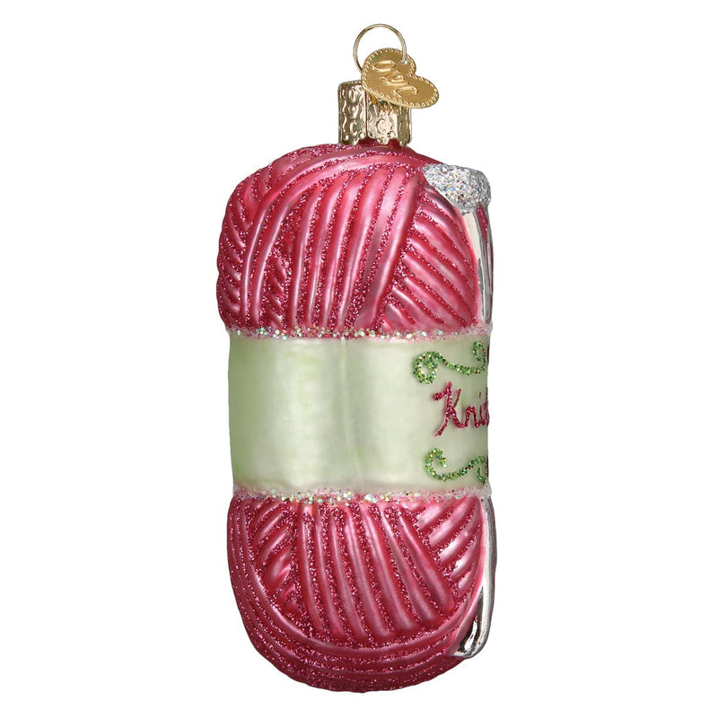 Old World Christmas Knitting Yarn Ornament