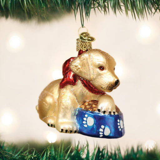 Old World Christmas Labrador Pup Ornament