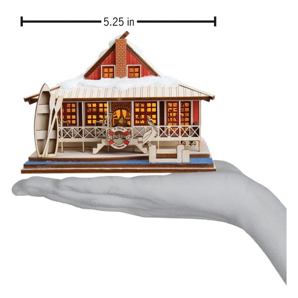 Old World Christmas Lake House Ornament