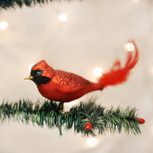 Old World Christmas Large Red Cardinal Ornament