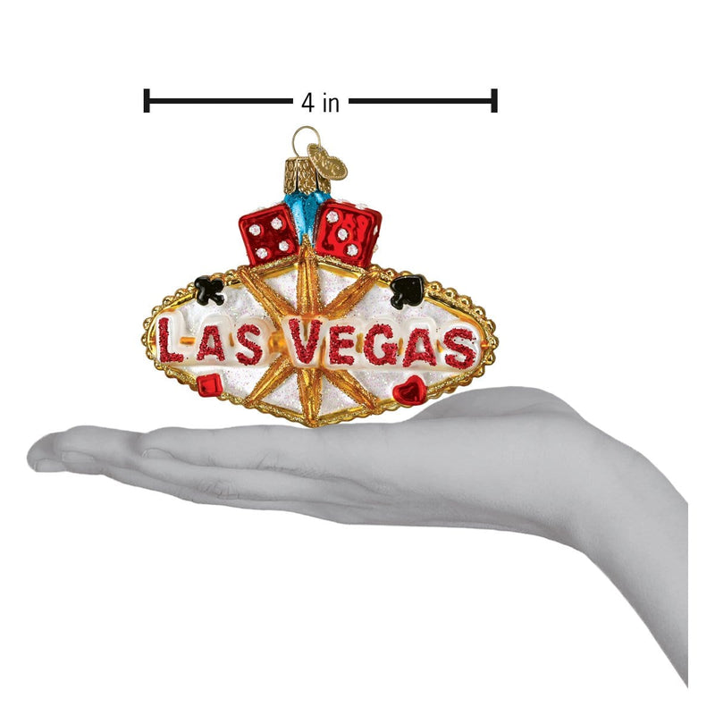 Old World Christmas Las Vegas Sign Ornament