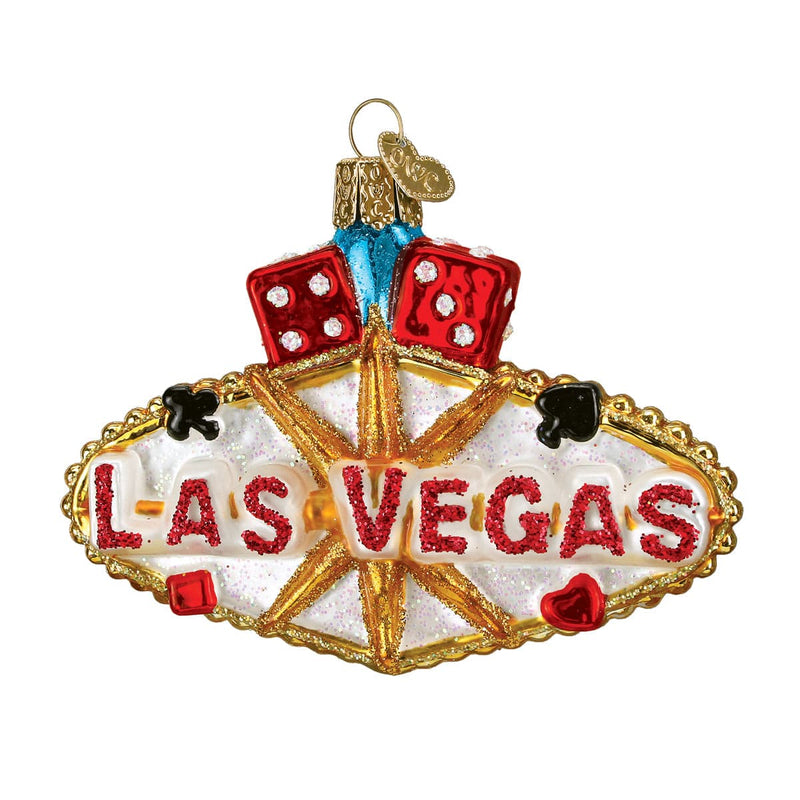 Old World Christmas Las Vegas Sign Ornament