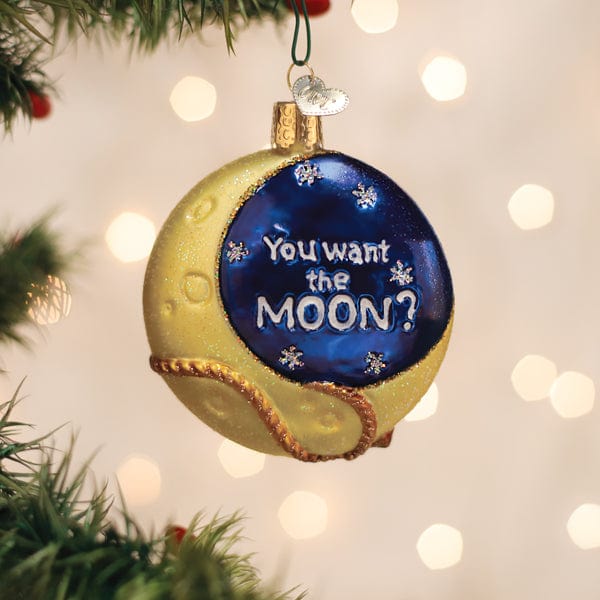 Old World Christmas Lasso The Moon Ornament