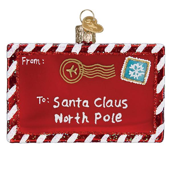 Old World Christmas Letter To Santa Ornament