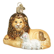 Old World Christmas Lion And Lamb Ornament