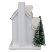 Old World Christmas Lit Ceramic House With Trees