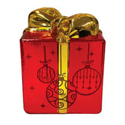 Old World Christmas Lit Ornamental Glass Gift Box