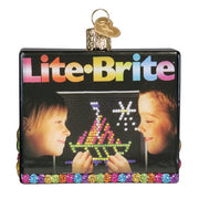 Old World Christmas Lite Brite Box Ornament