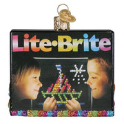 Old World Christmas Lite Brite Box Ornament