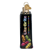 Old World Christmas Lite Brite Box Ornament