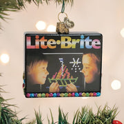 Old World Christmas Lite Brite Box Ornament