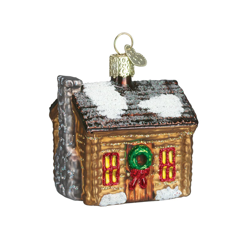 Old World Christmas Log Cabin Ornament