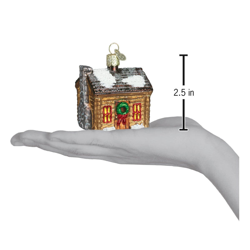 Old World Christmas Log Cabin Ornament