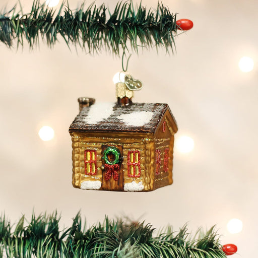Old World Christmas Log Cabin Ornament
