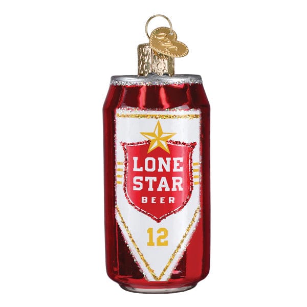 Old World Christmas Lone Star Beer Can Ornament