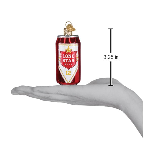 Old World Christmas Lone Star Beer Can Ornament