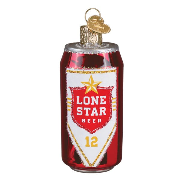 Old World Christmas Lone Star Beer Can Ornament