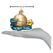 Old World Christmas Love You To The Moon & Back Ornament