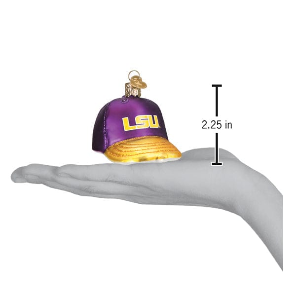 Old World Christmas Lsu Baseball Cap Ornament