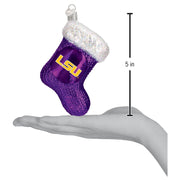 Old World Christmas LSU  Stocking Ornament