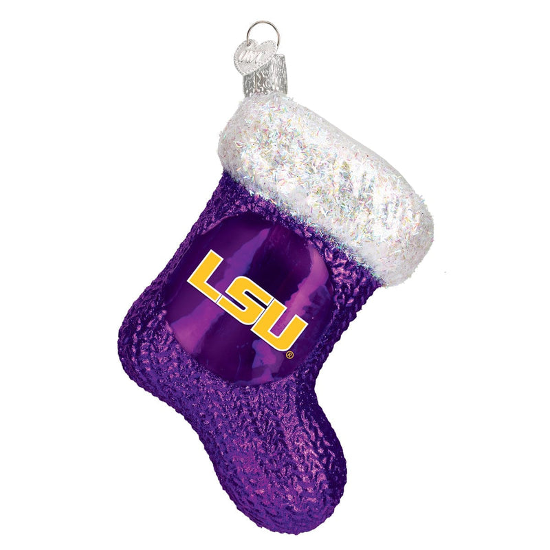 Old World Christmas LSU  Stocking Ornament