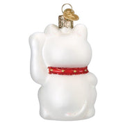Old World Christmas Lucky Cat Ornament