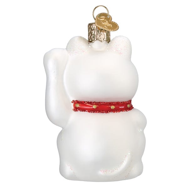 Old World Christmas Lucky Cat Ornament