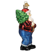 Old World Christmas Lumberjack Santa Ornament