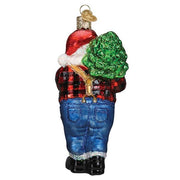 Old World Christmas Lumberjack Santa Ornament