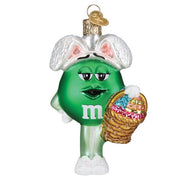 Old World Christmas M&M'S Green Easter Ornament