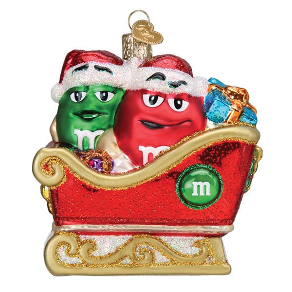 Old World Christmas M&M'S In Sleigh Ornament