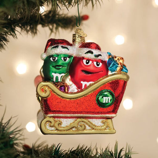 Old World Christmas M&M'S In Sleigh Ornament
