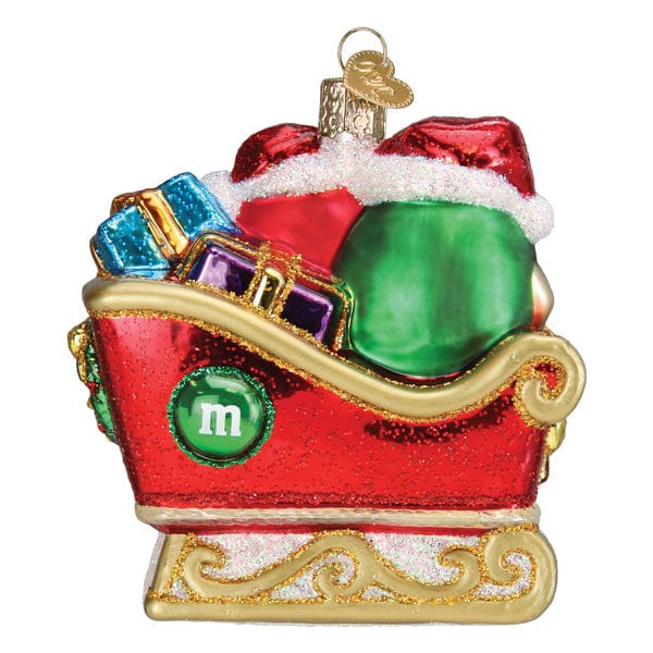 Old World Christmas M&M'S In Sleigh Ornament