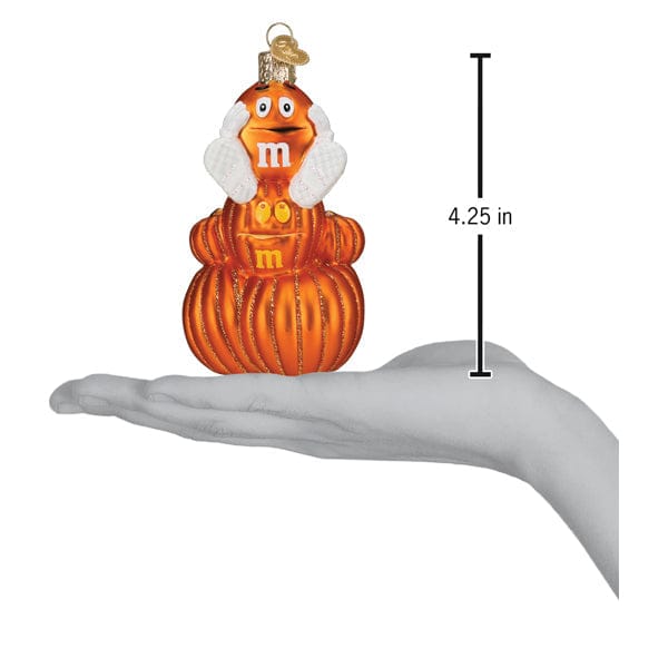 Old World Christmas M&M'S Orange Autumn Ornament