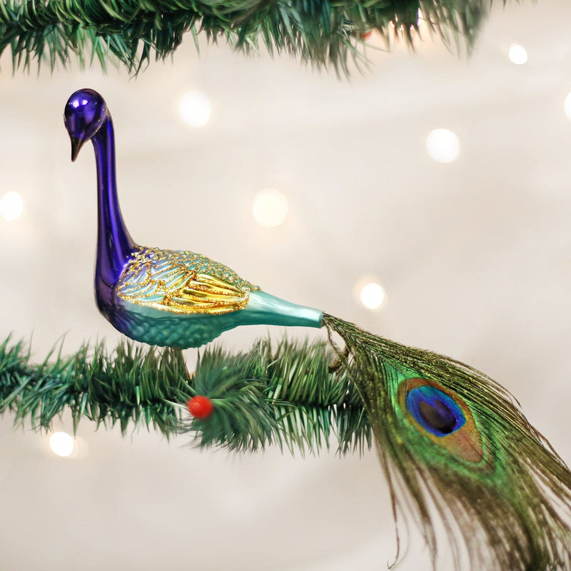 Old World Christmas Magnificent Peacock Ornament