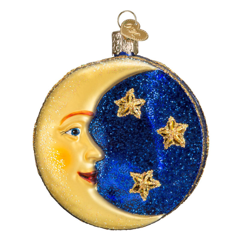 Old World Christmas Man In The Moon Ornament