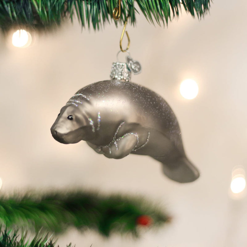 Old World Christmas Manatee Ornament