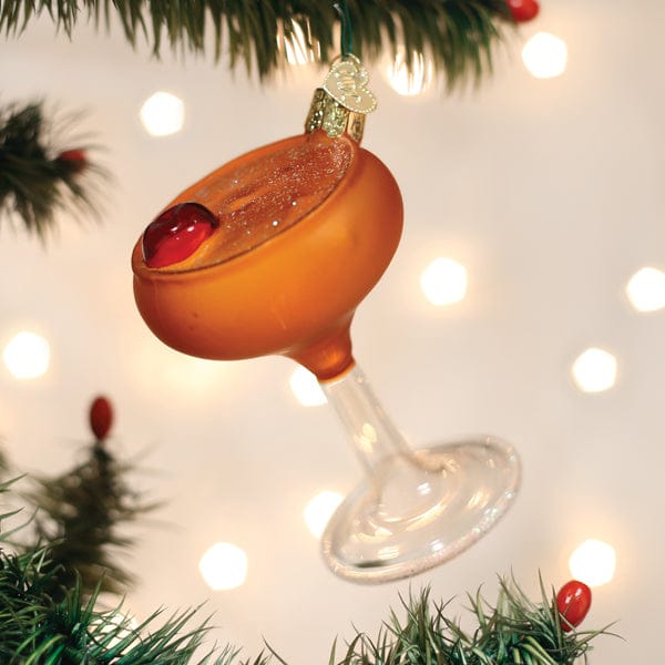 Old World Christmas Manhattan Martini Ornament