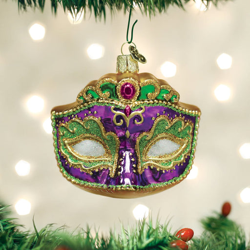 Old World Christmas Mardi Gras Mask Ornament