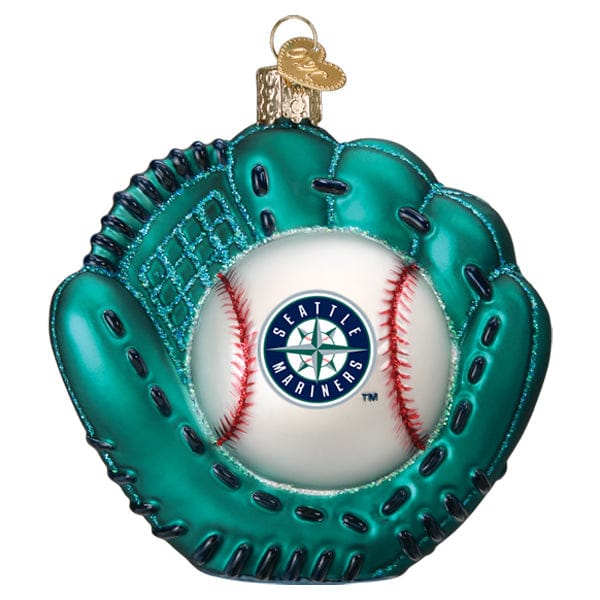 Old World Christmas Mariners Baseball Mitt Ornament
