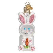 Old World Christmas Marshmallow Bunny Ornament