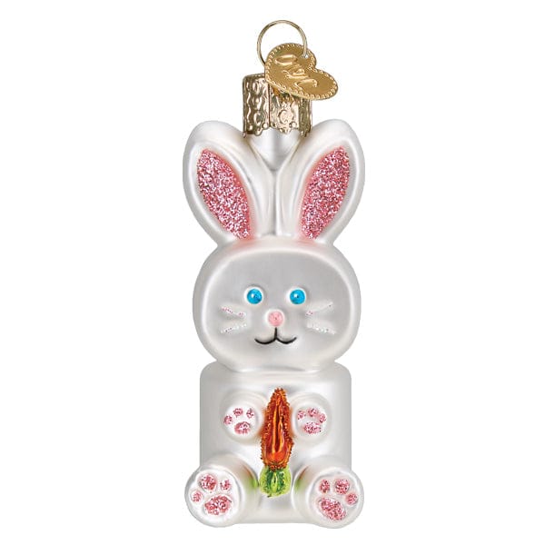 Old World Christmas Marshmallow Bunny Ornament